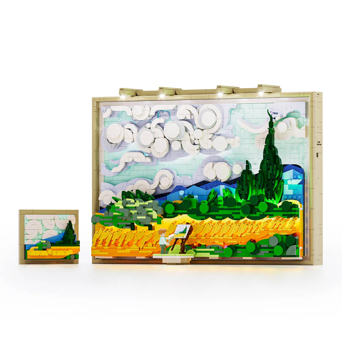 Wheat Field with Cypresses 21001