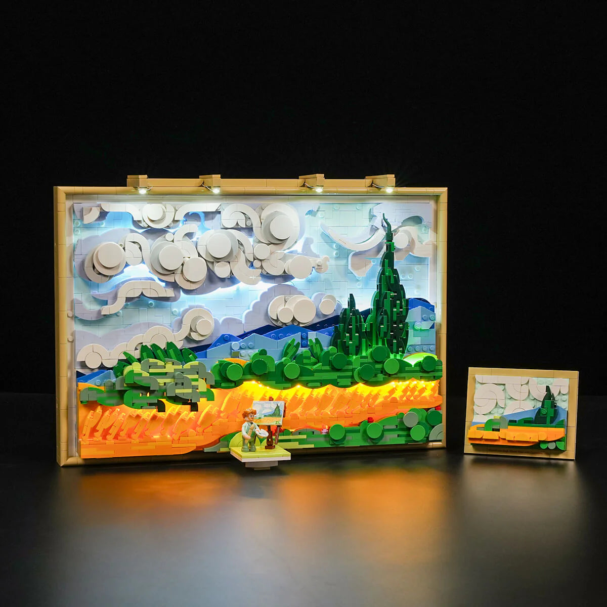 Wheat Field with Cypresses 21001