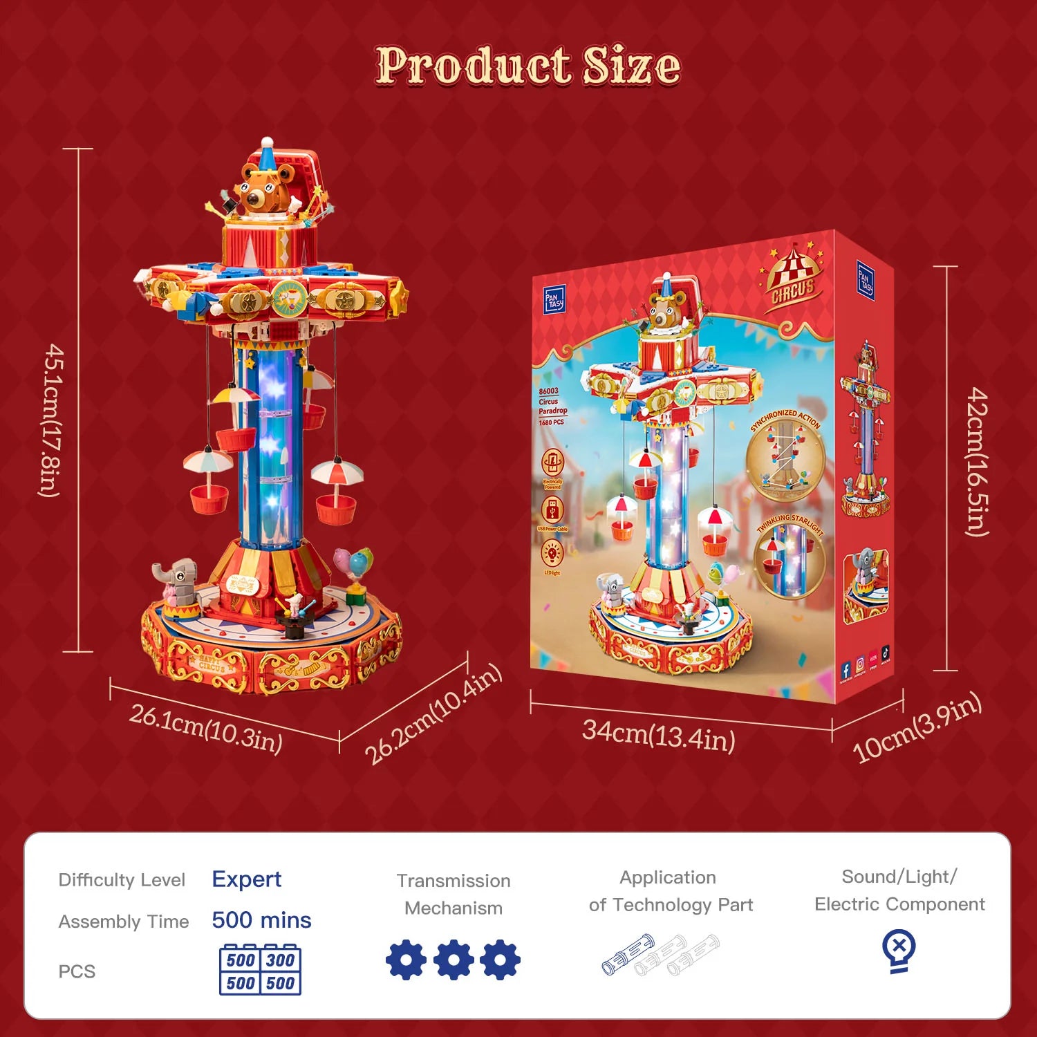 Circus Paradrop 86003