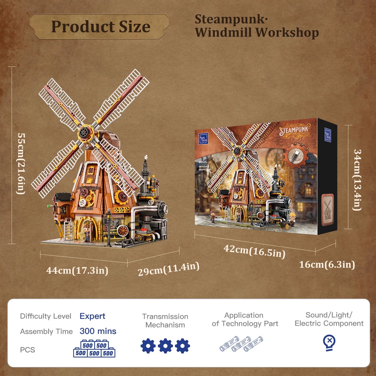 Steampunk Windmill Workshop 85026