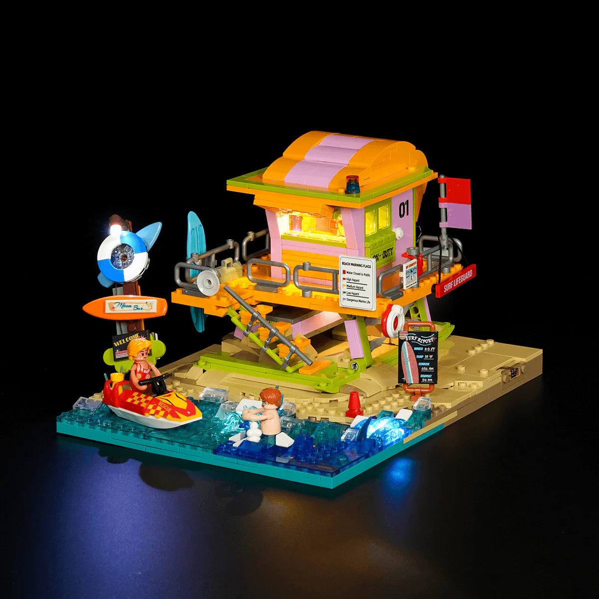 Beach Lifeguard Tower 18008