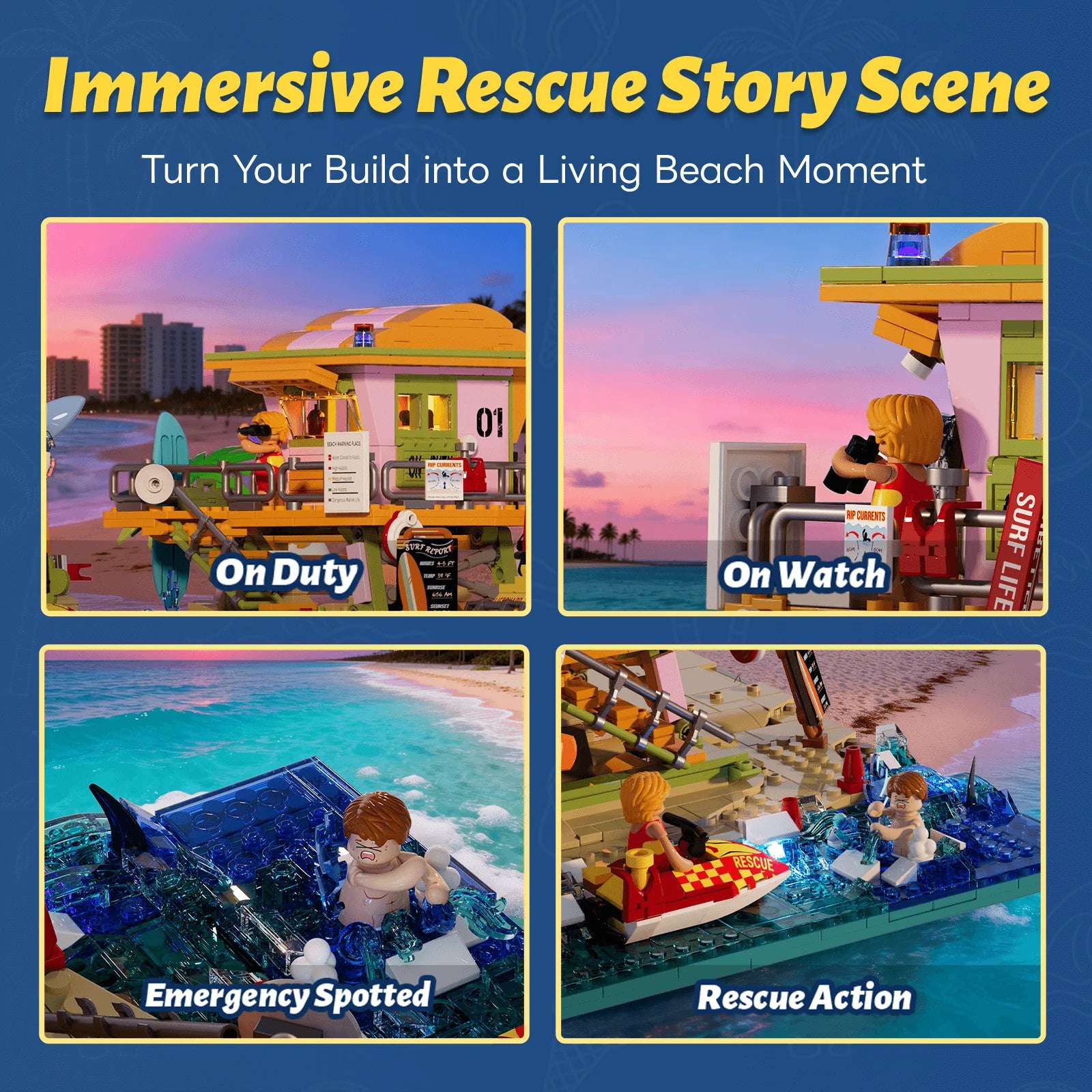 Beach Lifeguard Tower 18008