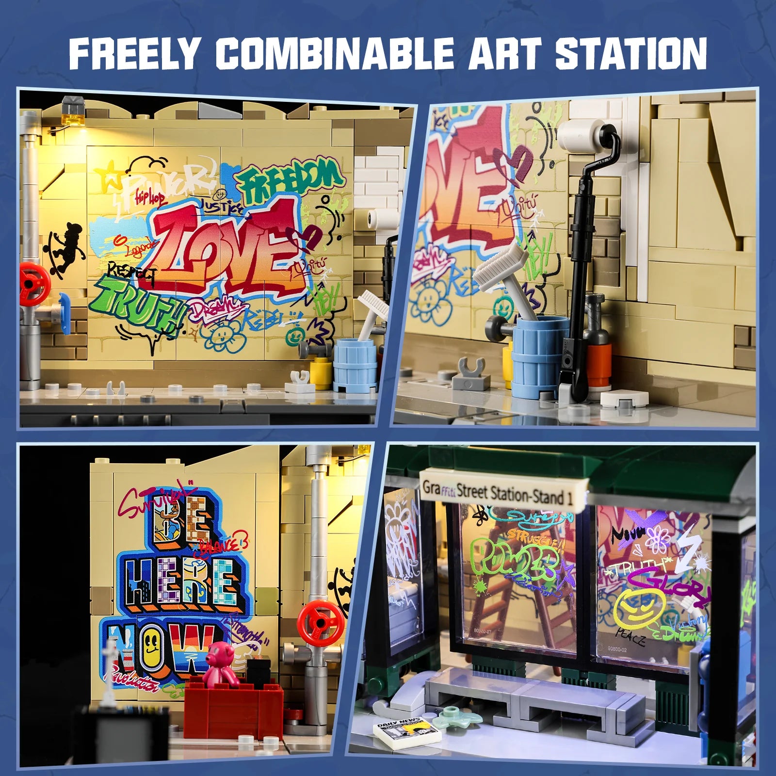 Graffiti Bus Stop F9066