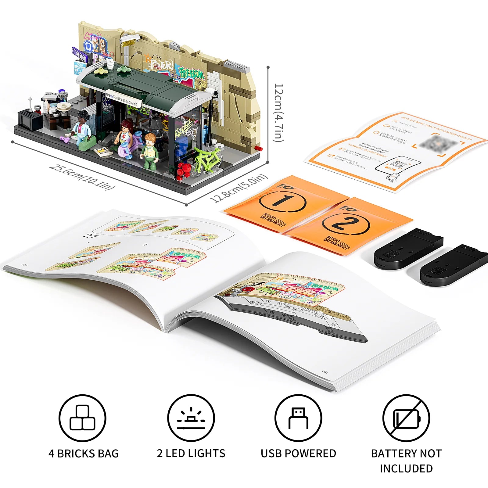 Graffiti Bus Stop F9066