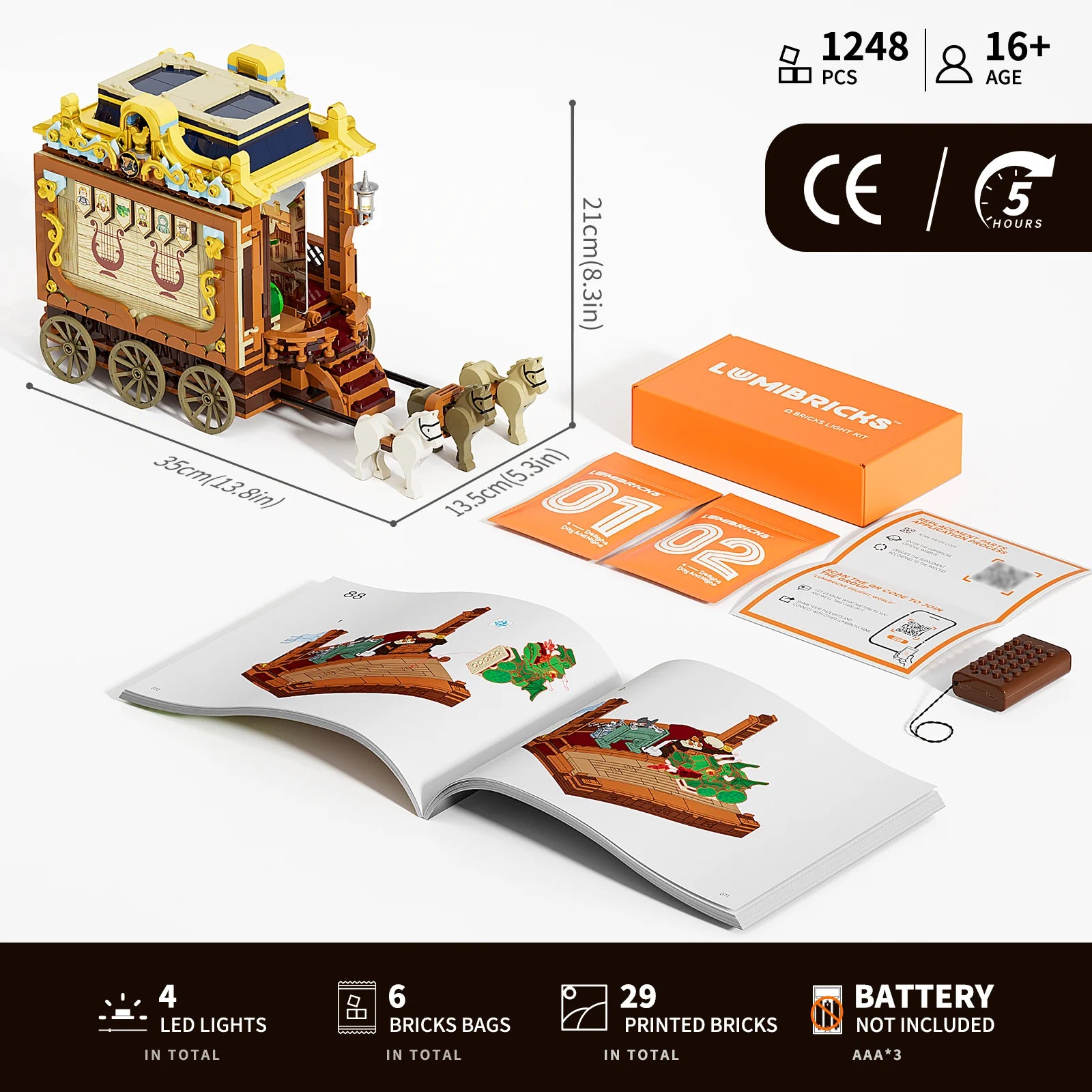 Medieval Troupe Carriage L9063