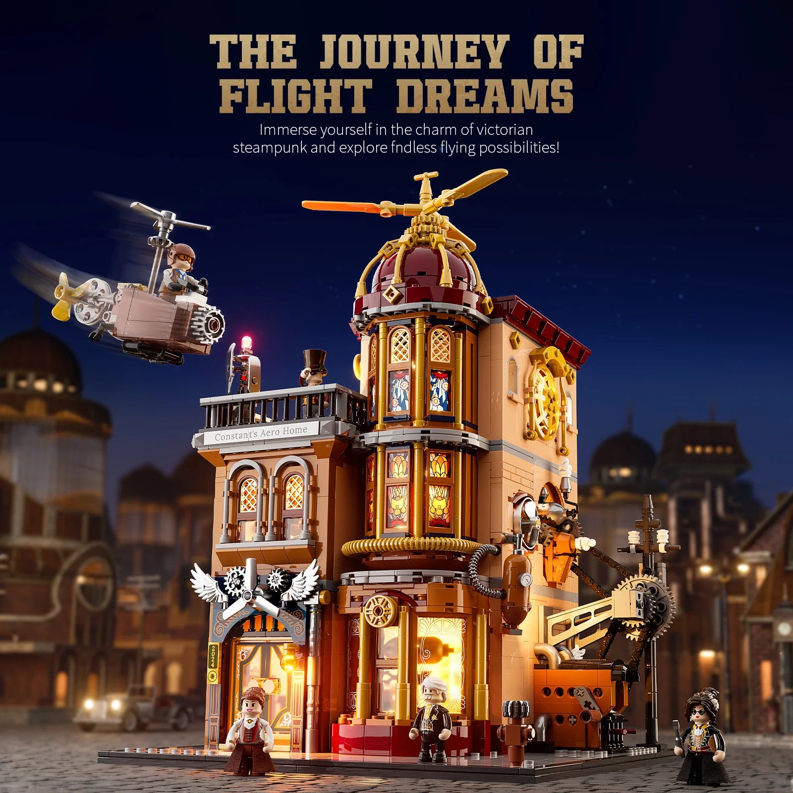 Steampunk Flying Club F9050