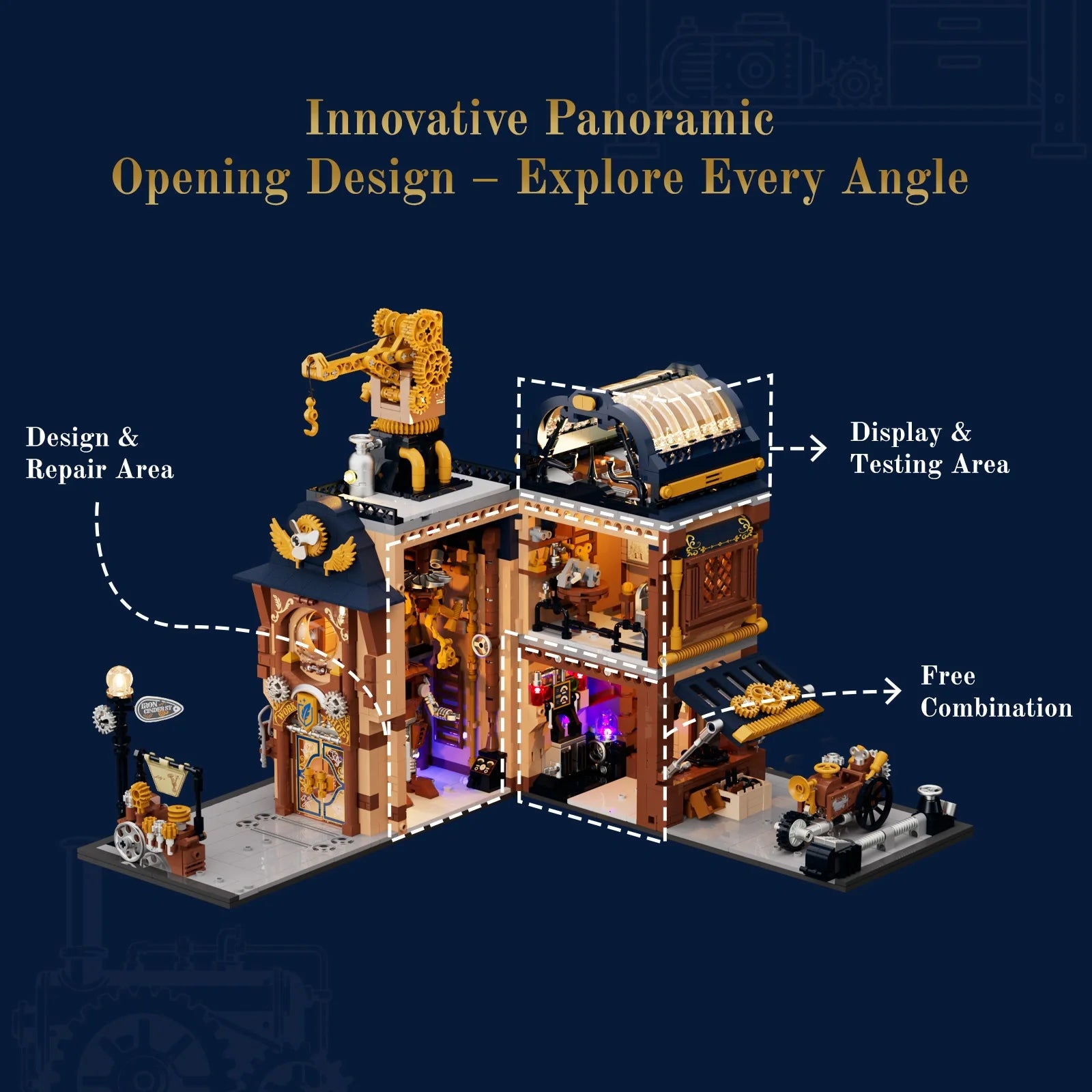 Steampunk Mechanical Workshop 11015