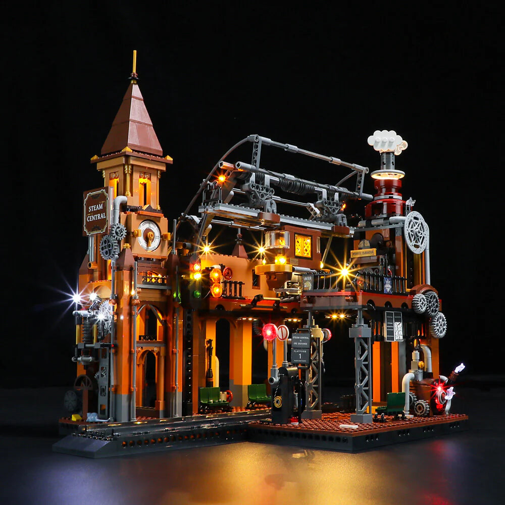 Steampunk Train Station F9007V2.0