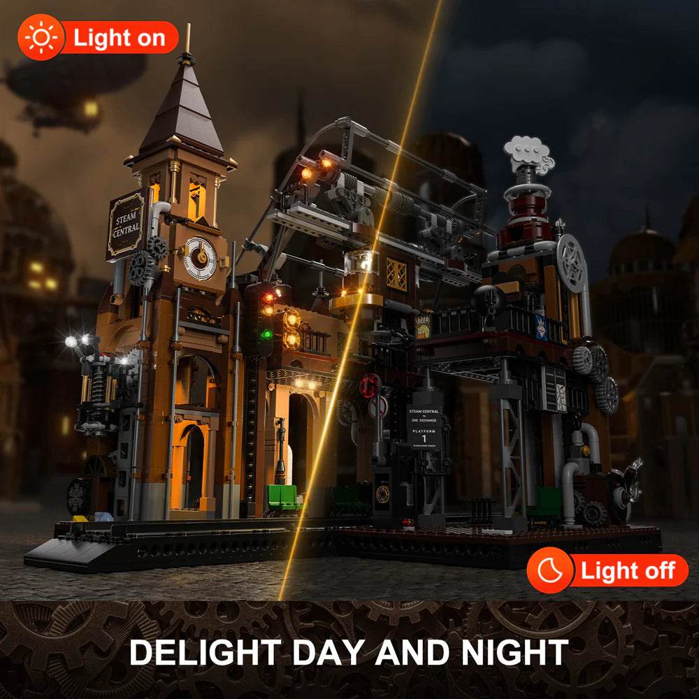 Steampunk Train Station F9007V2.0