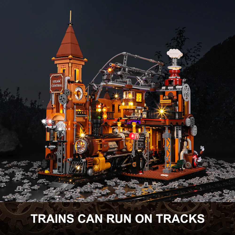 Steampunk Train Station F9007V2.0