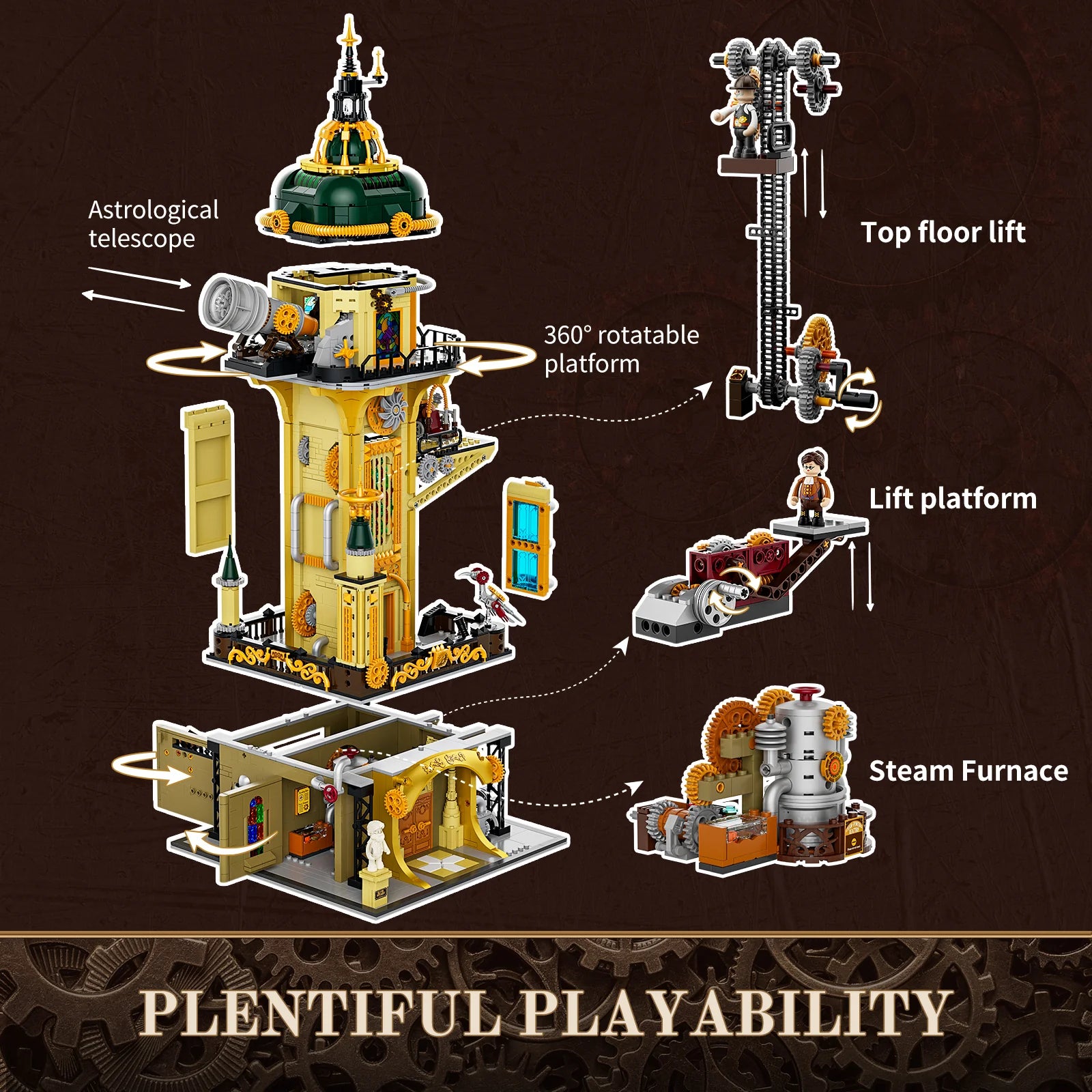 Steampunk Watch Tower F9070