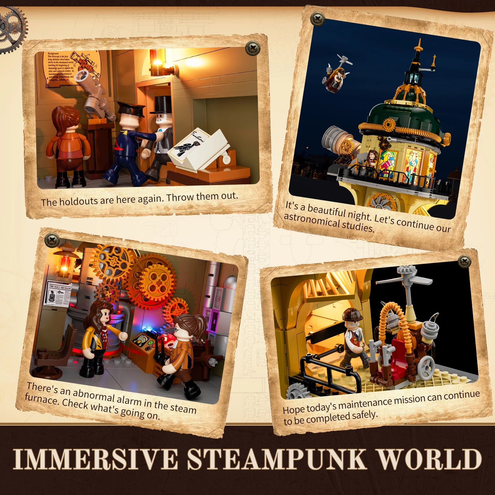 Steampunk Watch Tower F9070