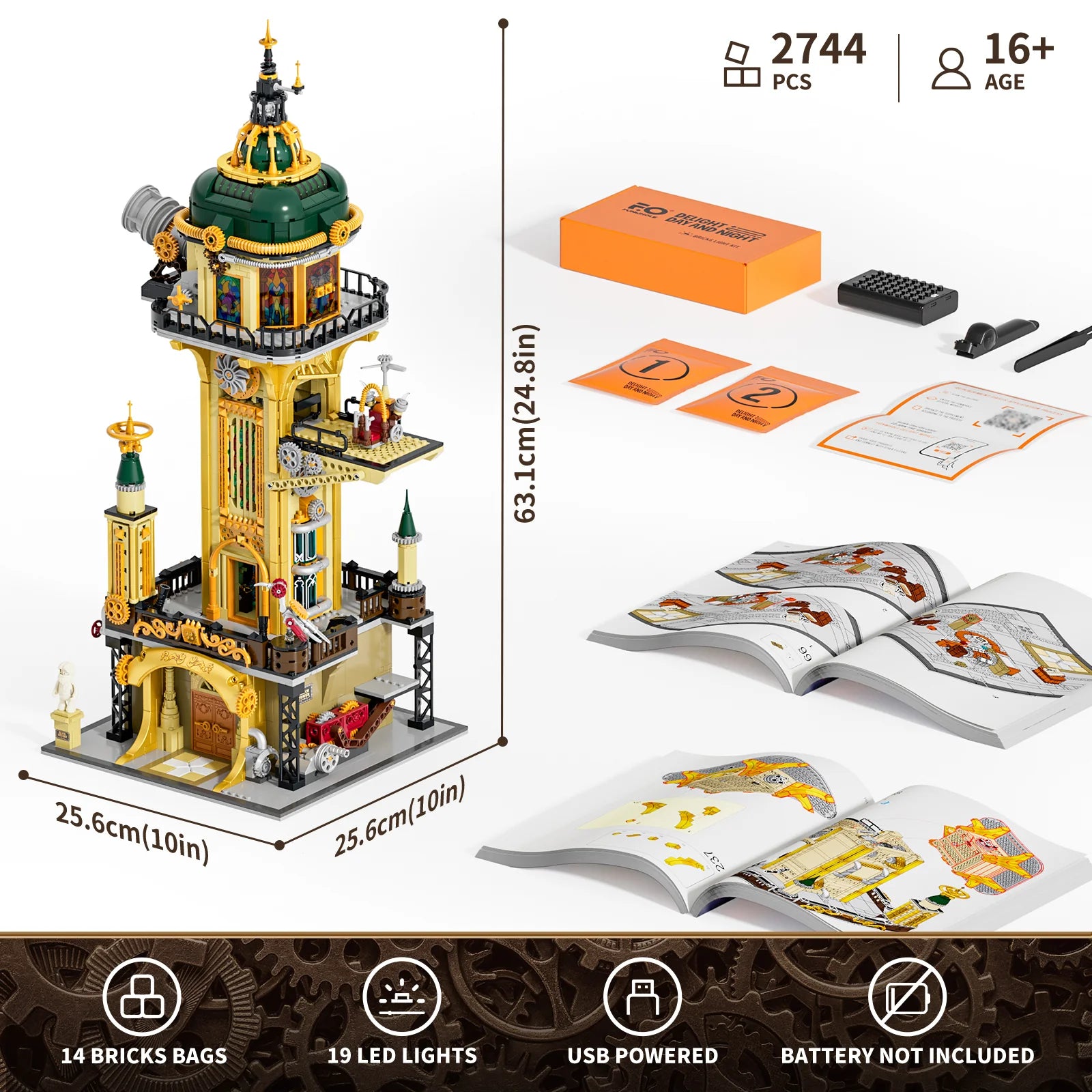 Steampunk Watch Tower F9070